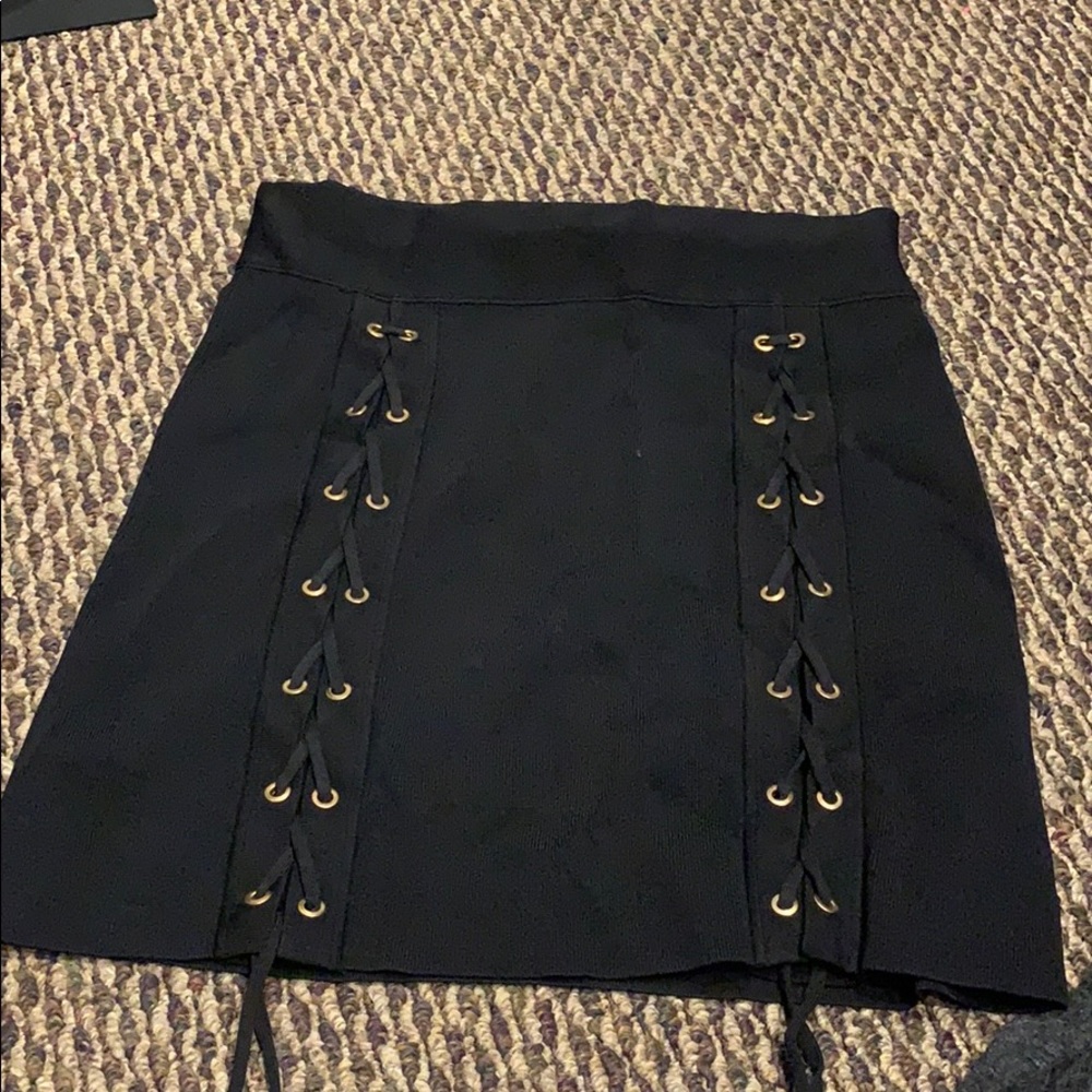 Black mini Zara skirt